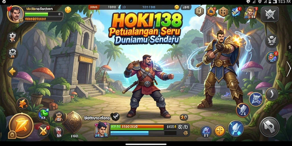 Screenshot HOKI138 menampilkan karakter beraksi dalam pertempuran mendebarkan.