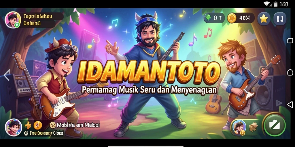 Screenshot menunjukkan gameplay menantang dan interaktif dari IDAMANTOTO.