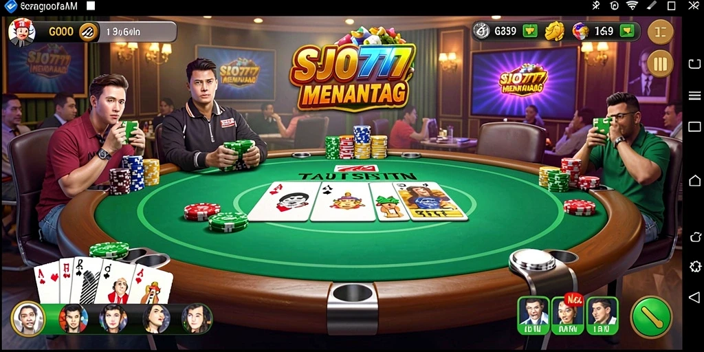 Tampilan gameplay seru dan mendebarkan di SJO777.