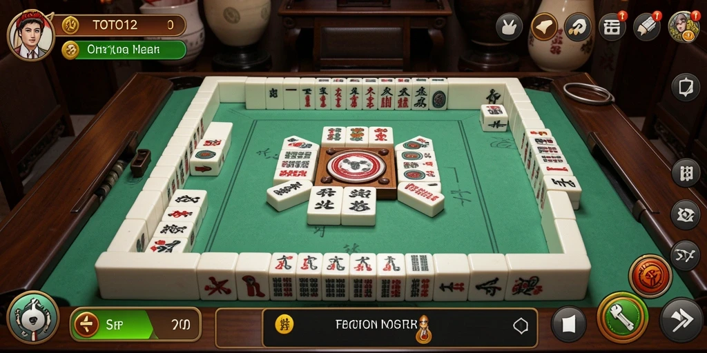 Tampilan gameplay TOTO12 yang seru dan menantang di Mahjong.